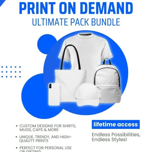 print on demand Ultimate Pack bundle