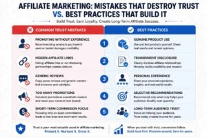 affiliate trust mistakes vs best practices 100kb