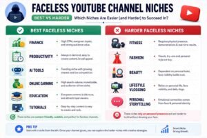 faceless niches infographic 100kb
