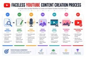faceless workflow infographic 100kb