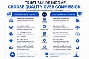 high commission vs trusted products 100kb