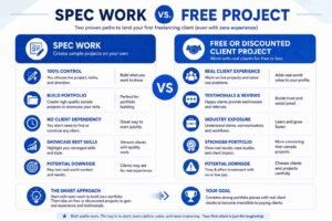 spec work vs free project 100kb