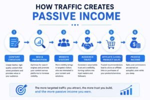 traffic passive income 100kb