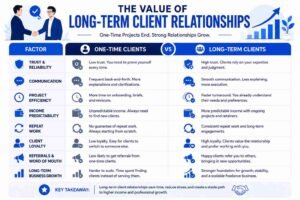 Long Term Client Relationships Comparison 100KB