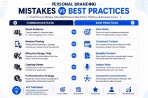 personal brand mistakes vs best practices 100kb